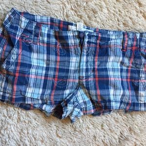 Aeropostale Plaid Short Shorts